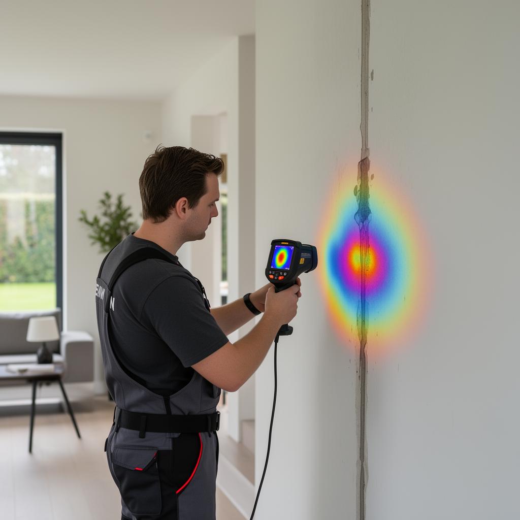 Lekdetectie met warmtebeeldcamera — Lekdetect Direct